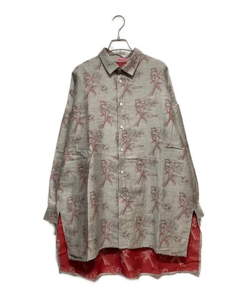 POLS（ポルス）POLS (ポルス) -Letter-シャツ グレー サイズ:Freeの古着・服飾アイテム