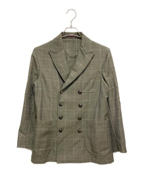 THE GIGI（ザ・ジジ）THE GIGI (ザ・ジジ) ダブルジャケット グレー サイズ:46の古着・服飾アイテム