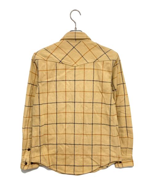 SUPREME（シュプリーム）Supreme (シュプリーム) Heavyweight Flannel Windowpane Shirt ブラウン サイズ:Sの古着・服飾アイテム