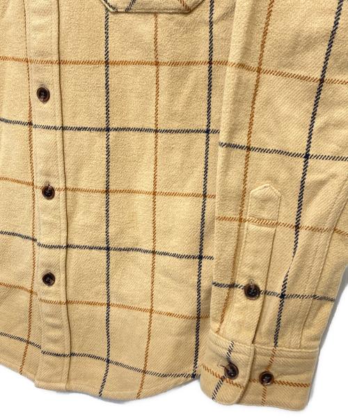 SUPREME（シュプリーム）Supreme (シュプリーム) Heavyweight Flannel Windowpane Shirt ブラウン サイズ:Sの古着・服飾アイテム