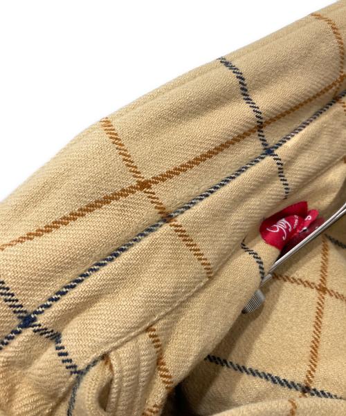SUPREME（シュプリーム）Supreme (シュプリーム) Heavyweight Flannel Windowpane Shirt ブラウン サイズ:Sの古着・服飾アイテム