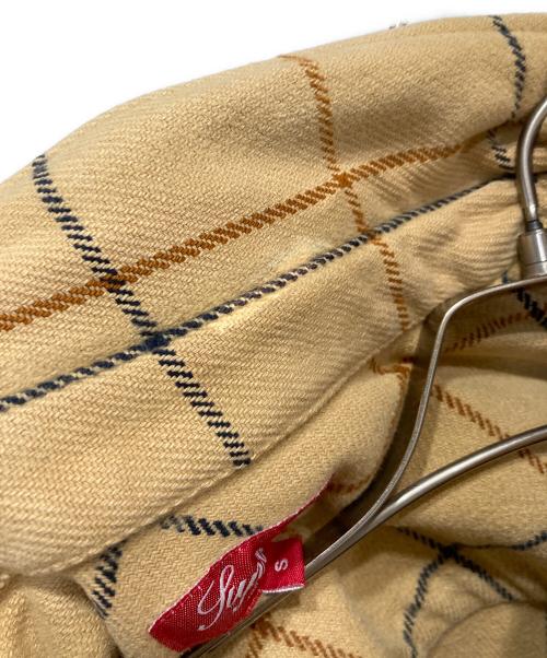 SUPREME（シュプリーム）Supreme (シュプリーム) Heavyweight Flannel Windowpane Shirt ブラウン サイズ:Sの古着・服飾アイテム
