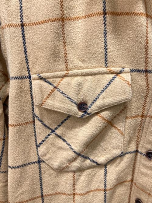 SUPREME（シュプリーム）Supreme (シュプリーム) Heavyweight Flannel Windowpane Shirt ブラウン サイズ:Sの古着・服飾アイテム