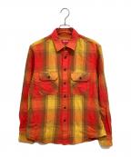 SUPREMEシュプリーム）の古着「Heavyweight Flannel Shirt」｜オレンジ