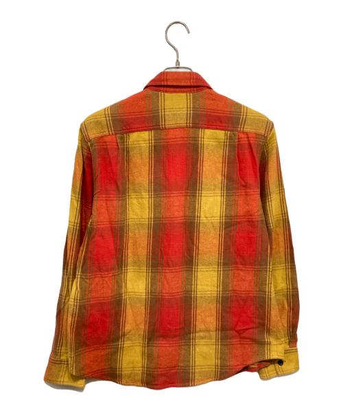 SUPREME（シュプリーム）Supreme (シュプリーム) Heavyweight Flannel Shirt オレンジ サイズ:Sの古着・服飾アイテム