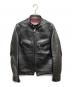 Schott（ショット）の古着「641XXH HORSE LEATHER」｜ブラック