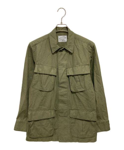 WACKO MARIA（ワコマリア）WACKO MARIA (ワコマリア) NECK FACE (ネック・フェイス) ファティーグジャケット グリーン サイズ:Sの古着・服飾アイテム