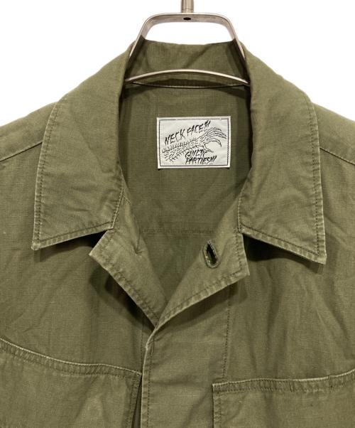 WACKO MARIA（ワコマリア）WACKO MARIA (ワコマリア) NECK FACE (ネック・フェイス) ファティーグジャケット グリーン サイズ:Sの古着・服飾アイテム