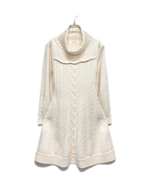 HER LIP TO（ハーリップトゥ）Her lip to (ハーリップトゥ) Clara Cable Knit Dress ベージュ サイズ:Sの古着・服飾アイテム