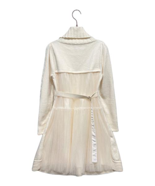 HER LIP TO（ハーリップトゥ）Her lip to (ハーリップトゥ) Clara Cable Knit Dress ベージュ サイズ:Sの古着・服飾アイテム