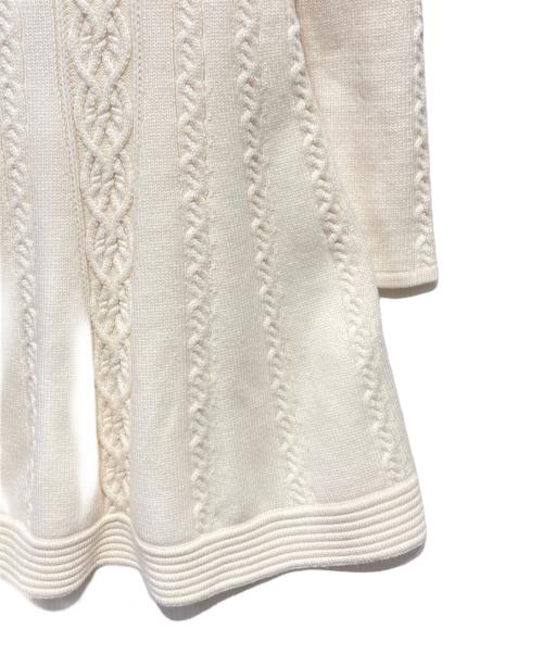 HER LIP TO（ハーリップトゥ）Her lip to (ハーリップトゥ) Clara Cable Knit Dress ベージュ サイズ:Sの古着・服飾アイテム
