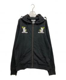 FACETASM（ファセッタズム）の古着「SKA ZIP-UP SWEAT」｜ブラック