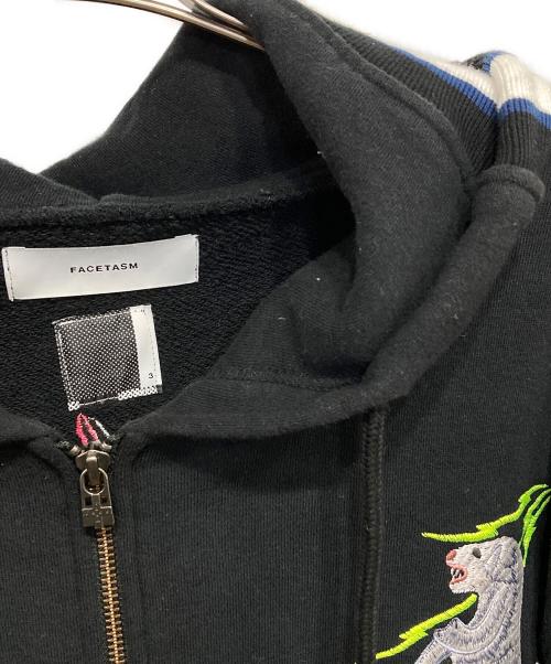 FACETASM（ファセッタズム）FACETASM (ファセッタズム) SKA ZIP-UP SWEAT ブラック サイズ:3の古着・服飾アイテム