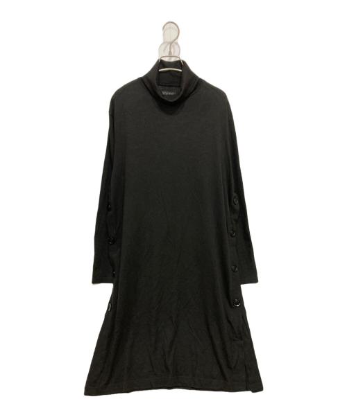 s'yte（サイト）s'yte (サイト) ボタンデザインワンピース ブラック サイズ:3の古着・服飾アイテム