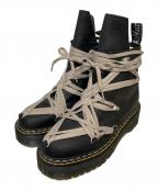 Dr.Martens×RICK OWENSドクターマーチン×リックオウエンス）の古着「Quad Sole Mega Lace Boot」｜ブラック