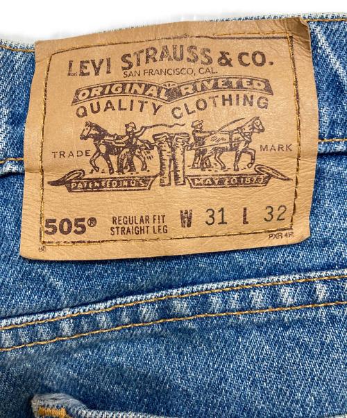 LEVI'S（リーバイス）LEVI'S (リーバイス) 90'S505デニムパンツ　オレンジタブ　ボタン裏575 インディゴ サイズ:ｗ31の古着・服飾アイテム