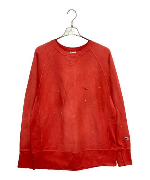 Champion REVERSE WEAVE（チャンピオン リバース ウィーブ）Champion REVERSE WEAVE (チャンピオン リバース ウィーブ) JOURNAL STANDARD relume (ジャーナルスタンダード レリューム) 別注オーバーダイ スウェット レッド サイズ:X-LARGEの古着・服飾アイテム