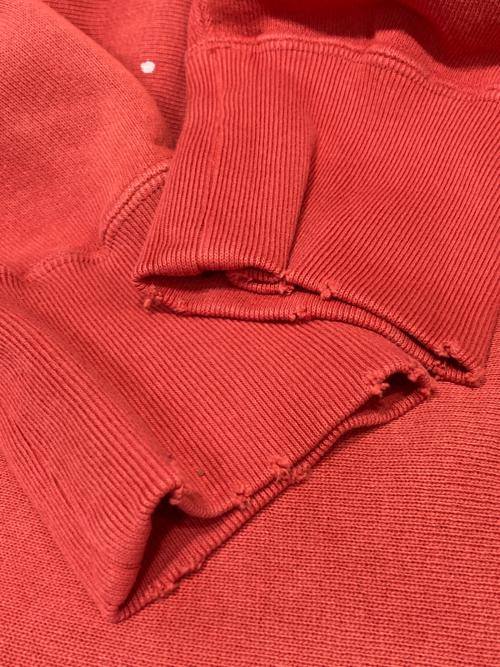 Champion REVERSE WEAVE（チャンピオン リバース ウィーブ）Champion REVERSE WEAVE (チャンピオン リバース ウィーブ) JOURNAL STANDARD relume (ジャーナルスタンダード レリューム) 別注オーバーダイ スウェット レッド サイズ:X-LARGEの古着・服飾アイテム