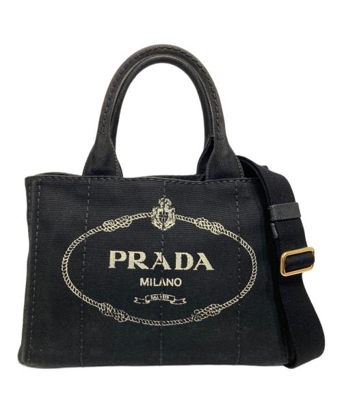 PRADA（プラダ）PRADA (プラダ) カナパ 2WAYバッグ ブラックの古着・服飾アイテム