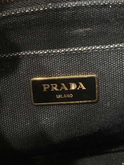 PRADA（プラダ）PRADA (プラダ) カナパ 2WAYバッグ ブラックの古着・服飾アイテム