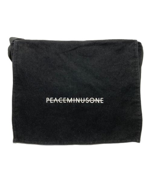 PEACEMINUSONE（ピースマイナスワン）peaceminusone (ピースマイナスワン) メッセンジャーバッグ ブラックの古着・服飾アイテム