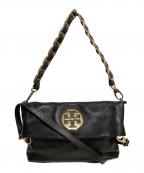 TORY BURCHトリーバーチ）の古着「チェーンショルダーバッグ」｜ブラック