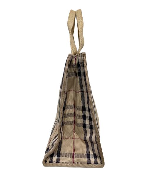 BURBERRY LONDON（バーバリーロンドン）BURBERRY LONDON (バーバリーロンドン) ノバチェックキャンバストートバッグ ベージュ サイズ:-の古着・服飾アイテム