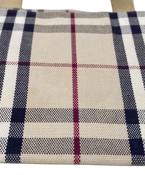 BURBERRY LONDON（バーバリーロンドン）BURBERRY LONDON (バーバリーロンドン) ノバチェックキャンバストートバッグ ベージュ サイズ:-の古着・服飾アイテム