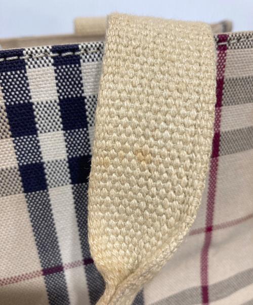 BURBERRY LONDON（バーバリーロンドン）BURBERRY LONDON (バーバリーロンドン) ノバチェックキャンバストートバッグ ベージュ サイズ:-の古着・服飾アイテム
