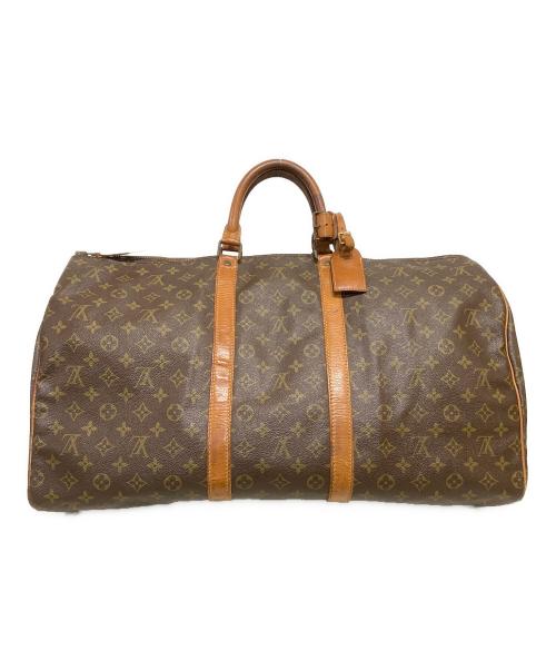 LOUIS VUITTON（ルイ ヴィトン）LOUIS VUITTON (ルイ ヴィトン) キーポル55 トラベルバッグ ブラウンの古着・服飾アイテム