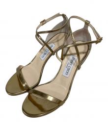 JIMMY CHOO（ジミーチュウ）の古着「ヒールパンプス」｜ゴールド