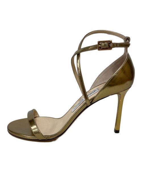 JIMMY CHOO（ジミーチュウ）JIMMY CHOO (ジミーチュウ) ヒールパンプス ゴールド サイズ:37の古着・服飾アイテム