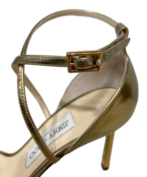 JIMMY CHOO（ジミーチュウ）JIMMY CHOO (ジミーチュウ) ヒールパンプス ゴールド サイズ:37の古着・服飾アイテム