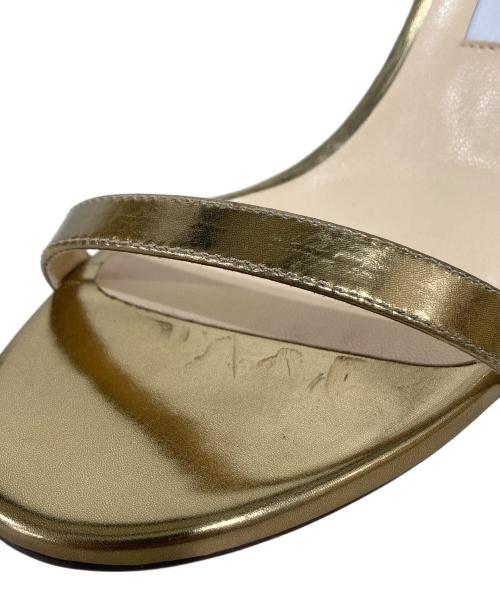 JIMMY CHOO（ジミーチュウ）JIMMY CHOO (ジミーチュウ) ヒールパンプス ゴールド サイズ:37の古着・服飾アイテム