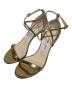 JIMMY CHOO（ジミーチュウ）の古着「ヒールパンプス」｜ゴールド