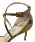 中古・古着 JIMMY CHOO (ジミーチュウ) ヒールパンプス ゴールド サイズ:37：10000円