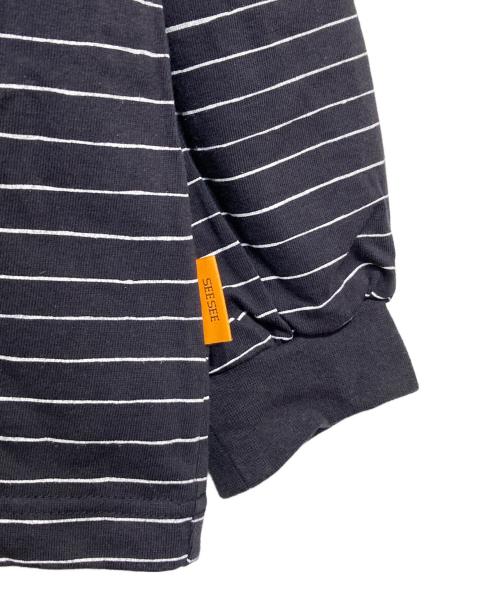 SEESEE（シーシー）SEESEE (シーシー) B/Dカットソー ネイビー サイズ:Lの古着・服飾アイテム