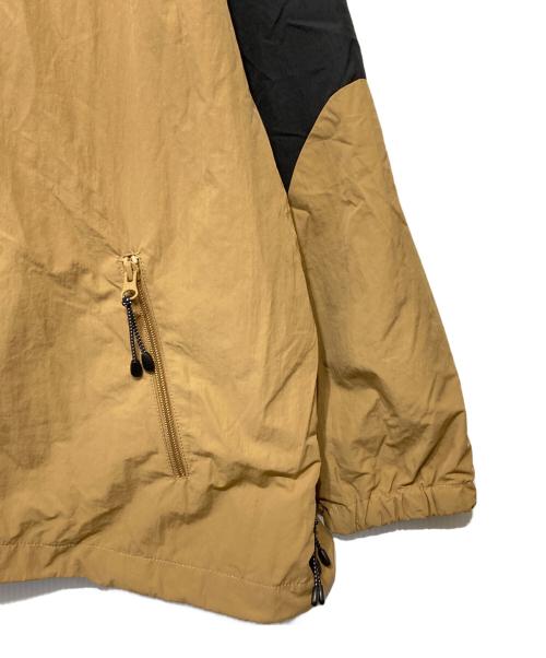 ALOUND（アラウンド）ALOUND (アラウンド) WIDE NYLON TRACK JACKET ベージュ×ブラック サイズ:Mの古着・服飾アイテム