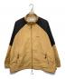ALOUND（アラウンド）の古着「WIDE NYLON TRACK JACKET」｜ベージュ×ブラック