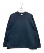WIDE DADワイド ダット）の古着「BREEZY TECH LONG-SLEEVE T-SHIRTS」｜ネイビー