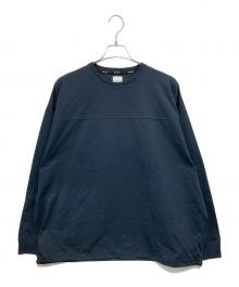WIDE DAD（ワイド ダット）の古着「BREEZY TECH LONG-SLEEVE T-SHIRTS」｜ネイビー