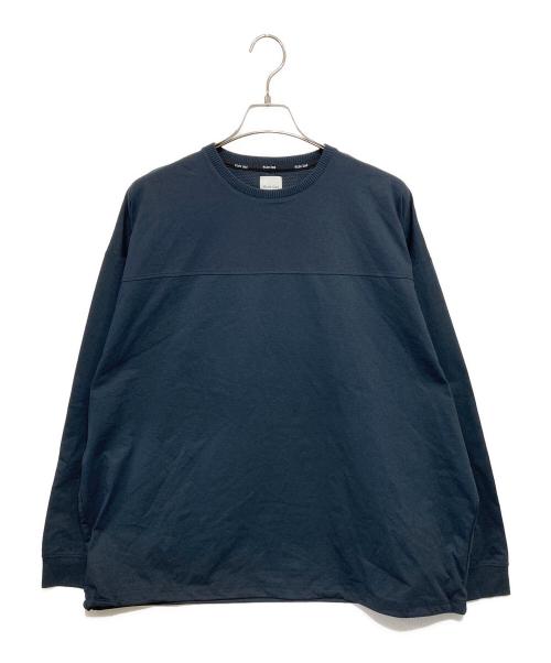 WIDE DAD（ワイド ダット）Wide dad (ワイド ダット) BREEZY TECH LONG-SLEEVE T-SHIRTS ネイビー サイズ:2の古着・服飾アイテム
