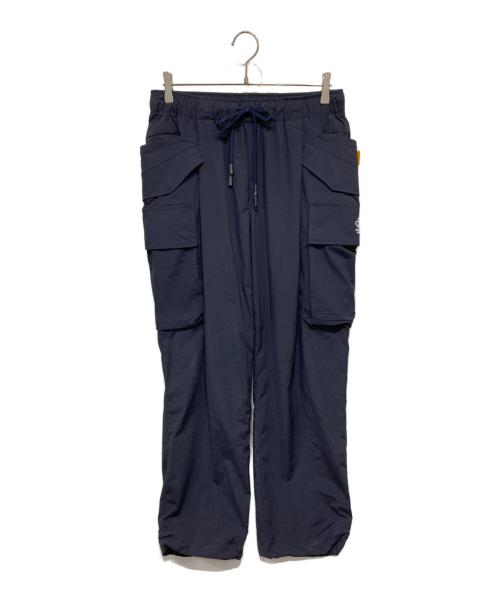 SEESEE（シーシー）SEESEE (シーシー) ナイロンカーゴパンツ ネイビー サイズ:Mの古着・服飾アイテム