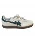 中古・古着 adidas (アディダス) A BATHING APE (アベイシングエイプ) ローカットスニーカー ホワイト×グリーン サイズ:27.5：18000円