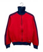 adidasアディダス）の古着「トラックジャケット」｜レッド×ネイビー