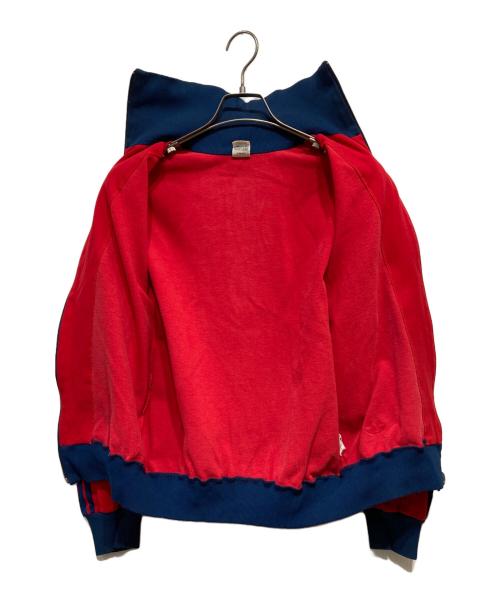 adidas（アディダス）adidas (アディダス) トラックジャケット レッド×ネイビー サイズ:4の古着・服飾アイテム