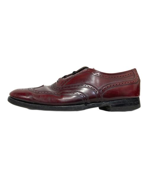 Florsheim（フローシャイム）Florsheim (フローシャイム) 内羽根 レザーウイングチップシューズ ブラウン サイズ:10 Eの古着・服飾アイテム