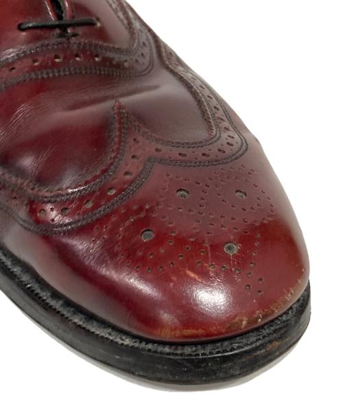 Florsheim（フローシャイム）Florsheim (フローシャイム) 内羽根 レザーウイングチップシューズ ブラウン サイズ:10 Eの古着・服飾アイテム