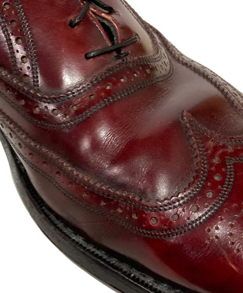Florsheim（フローシャイム）Florsheim (フローシャイム) 内羽根 レザーウイングチップシューズ ブラウン サイズ:10 Eの古着・服飾アイテム