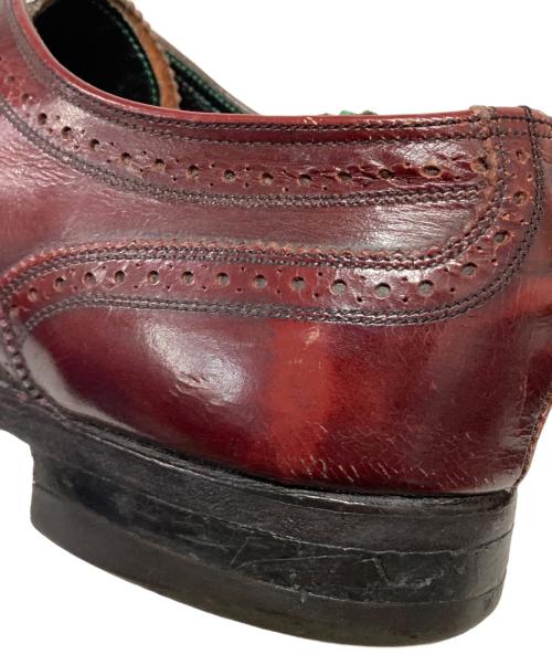Florsheim（フローシャイム）Florsheim (フローシャイム) 内羽根 レザーウイングチップシューズ ブラウン サイズ:10 Eの古着・服飾アイテム